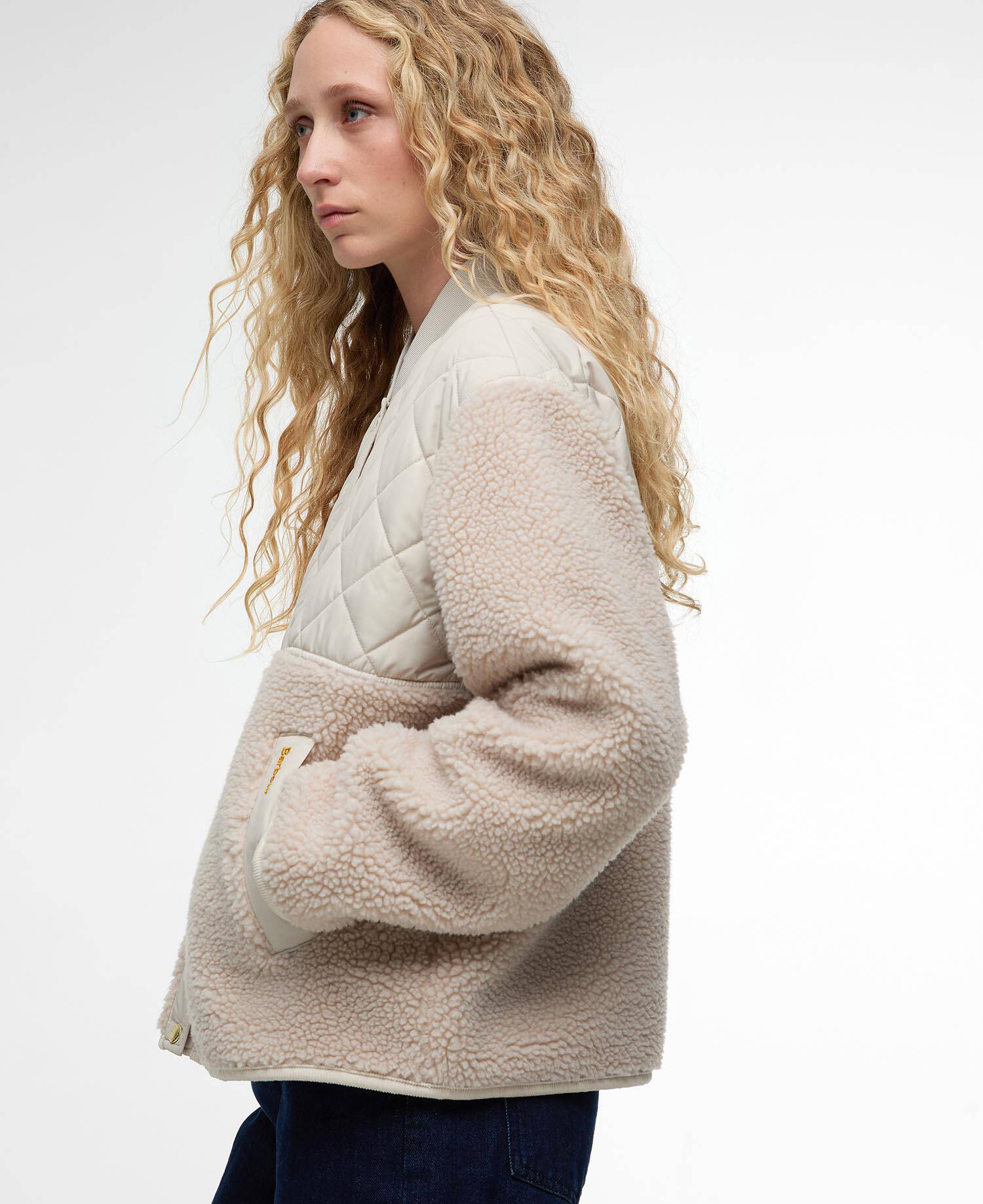 Wetherby Fleece Oatmeal/Silver Cloud image number 5