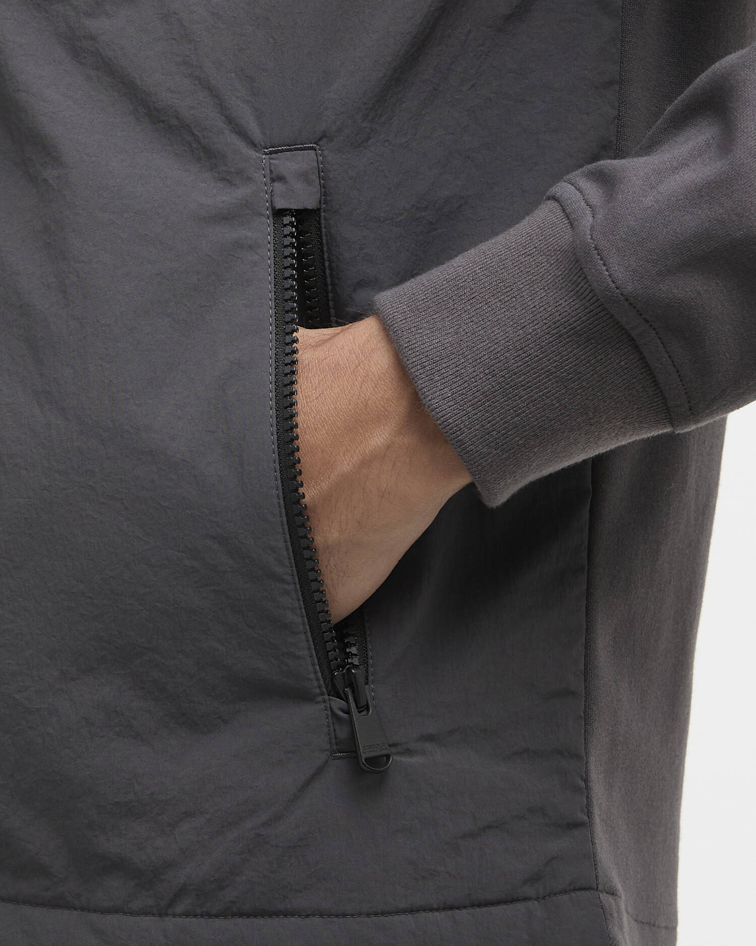Ethan Quilted Sweatshirt Charcoal image number 4