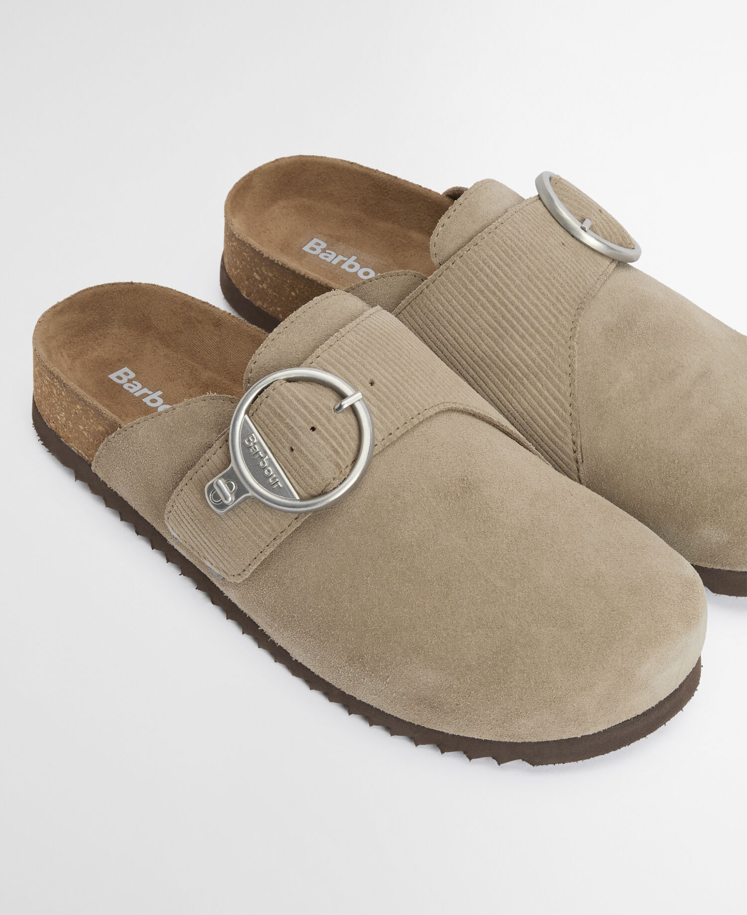 Pantoletten Kyra Taupe Suede