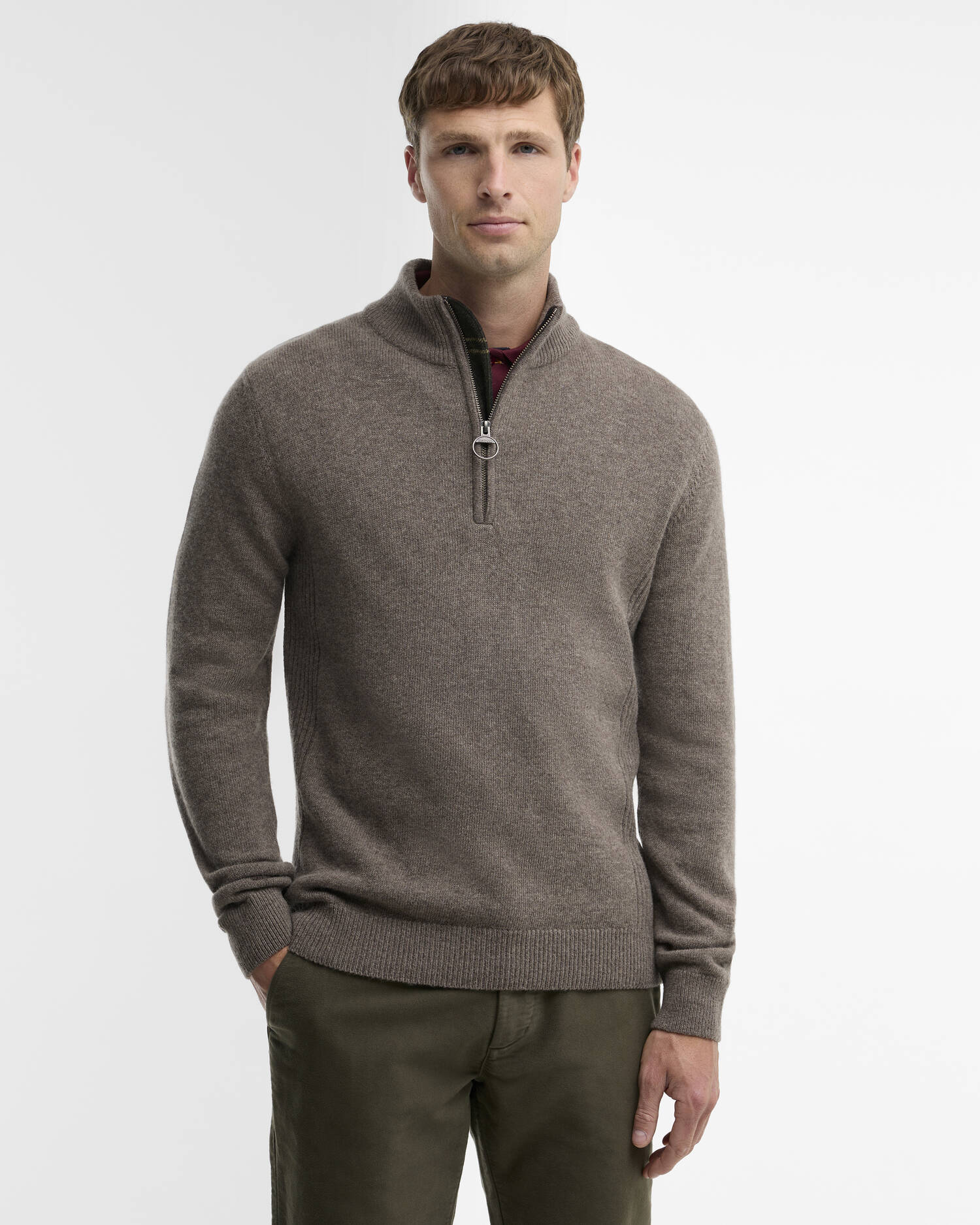 Maglione con zip Patch image number 0