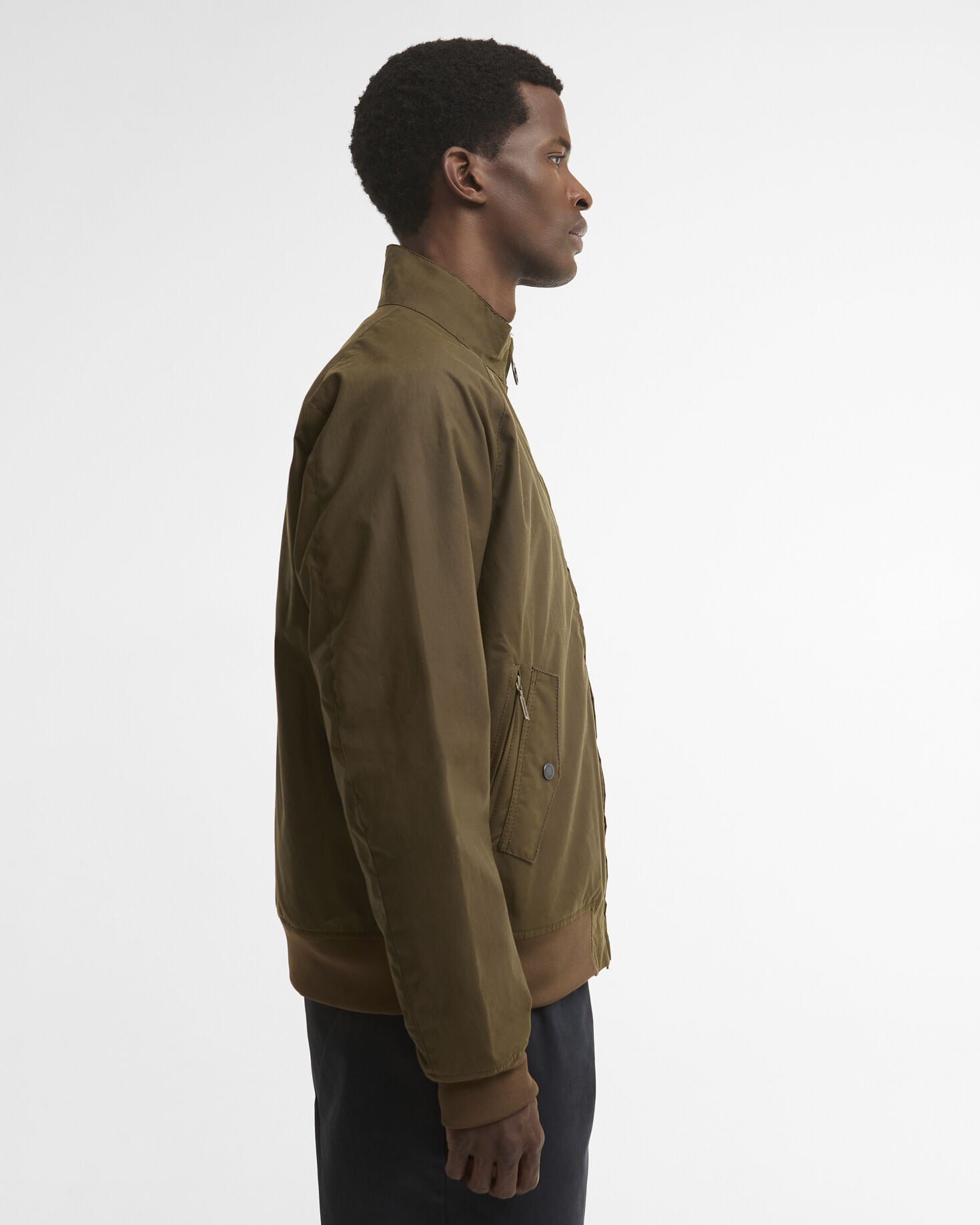 Chelsea Blouson Waxed Jacket Brown