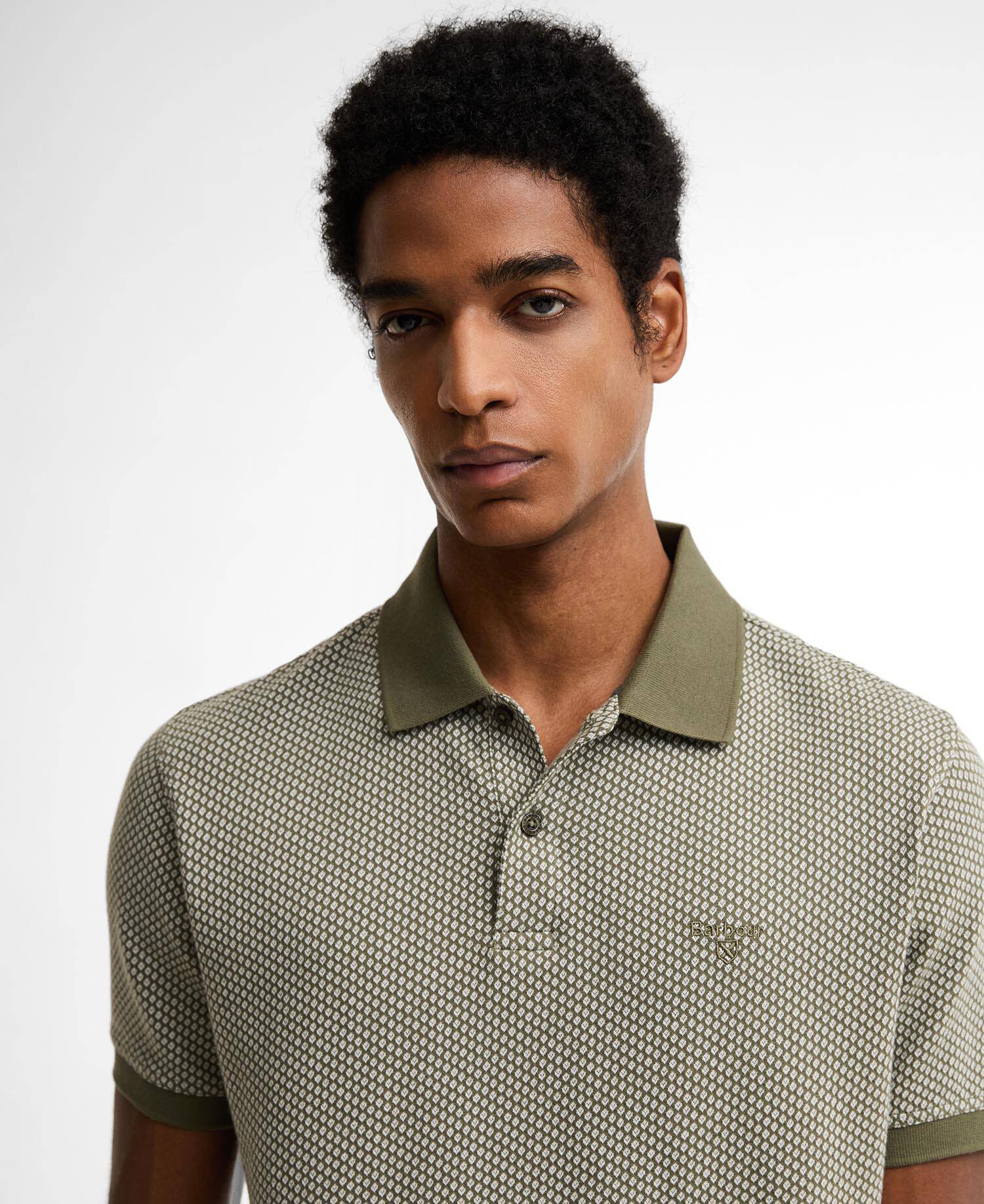 Copgrove Tailored Polo Shirt Dusty Olive image number 3