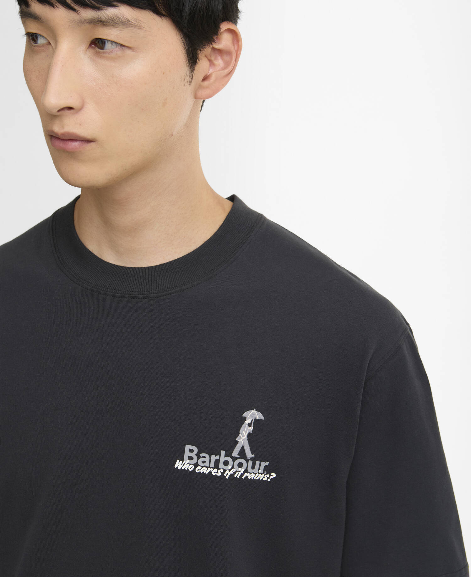 T-Shirt Oversized Graphic Black image number 3