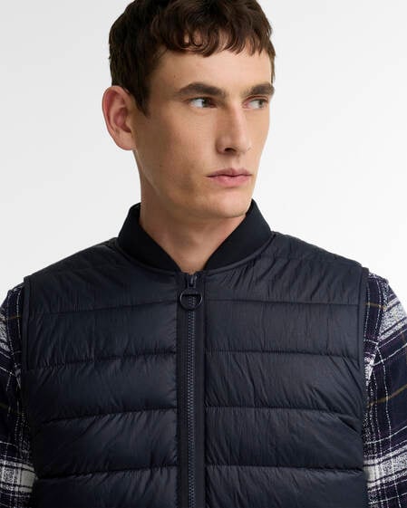Re-Engineered Hadden Quilted Gilet Dark Navy