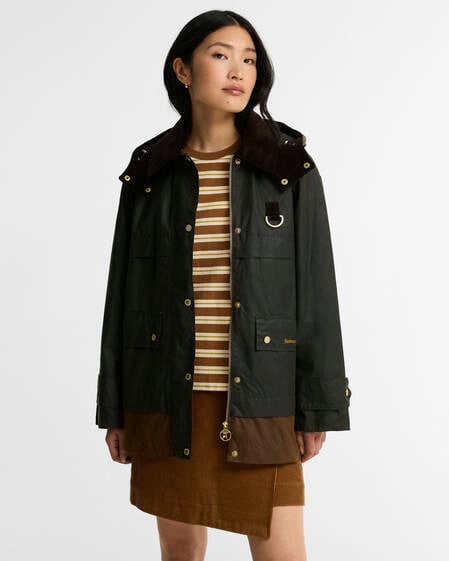 Wrenwood Waxed Jacket Fern/Bark/Shadow Classic