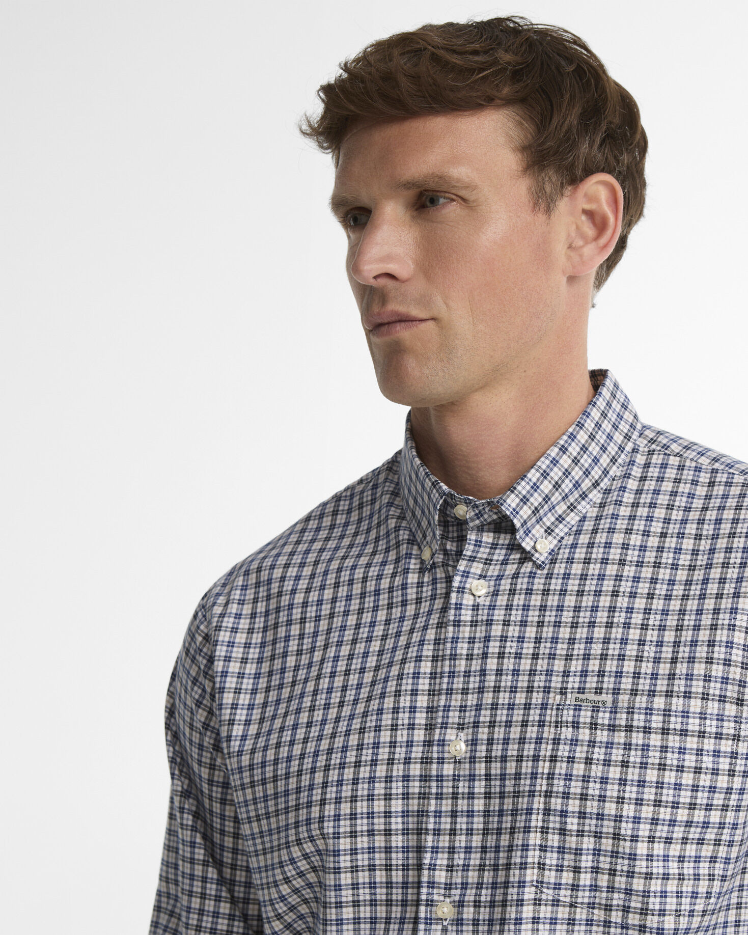 William Regular-Fit Long-Sleeved Shirt Navy