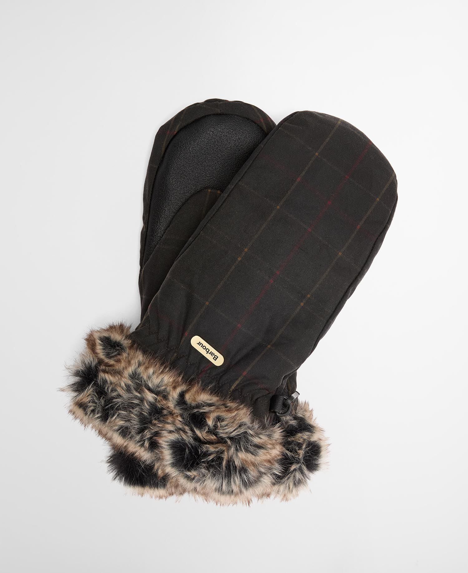 Tartan Waxed Mitts Dark Classic Tartan