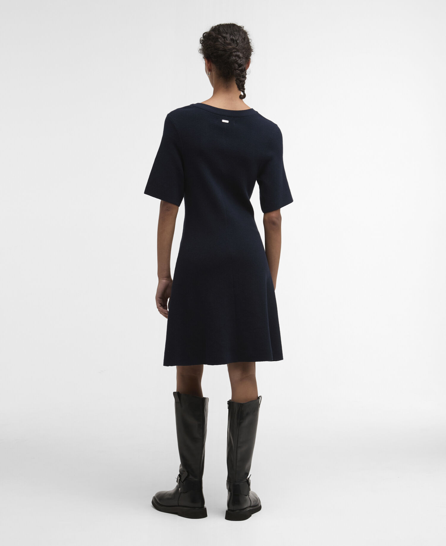 Mini abito in maglia Camille Dark Navy