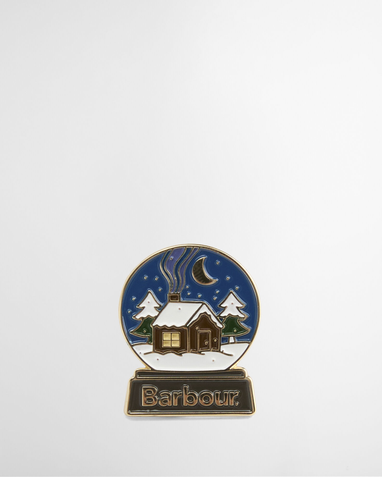 Snow Globe Pin Badge Snow Globe