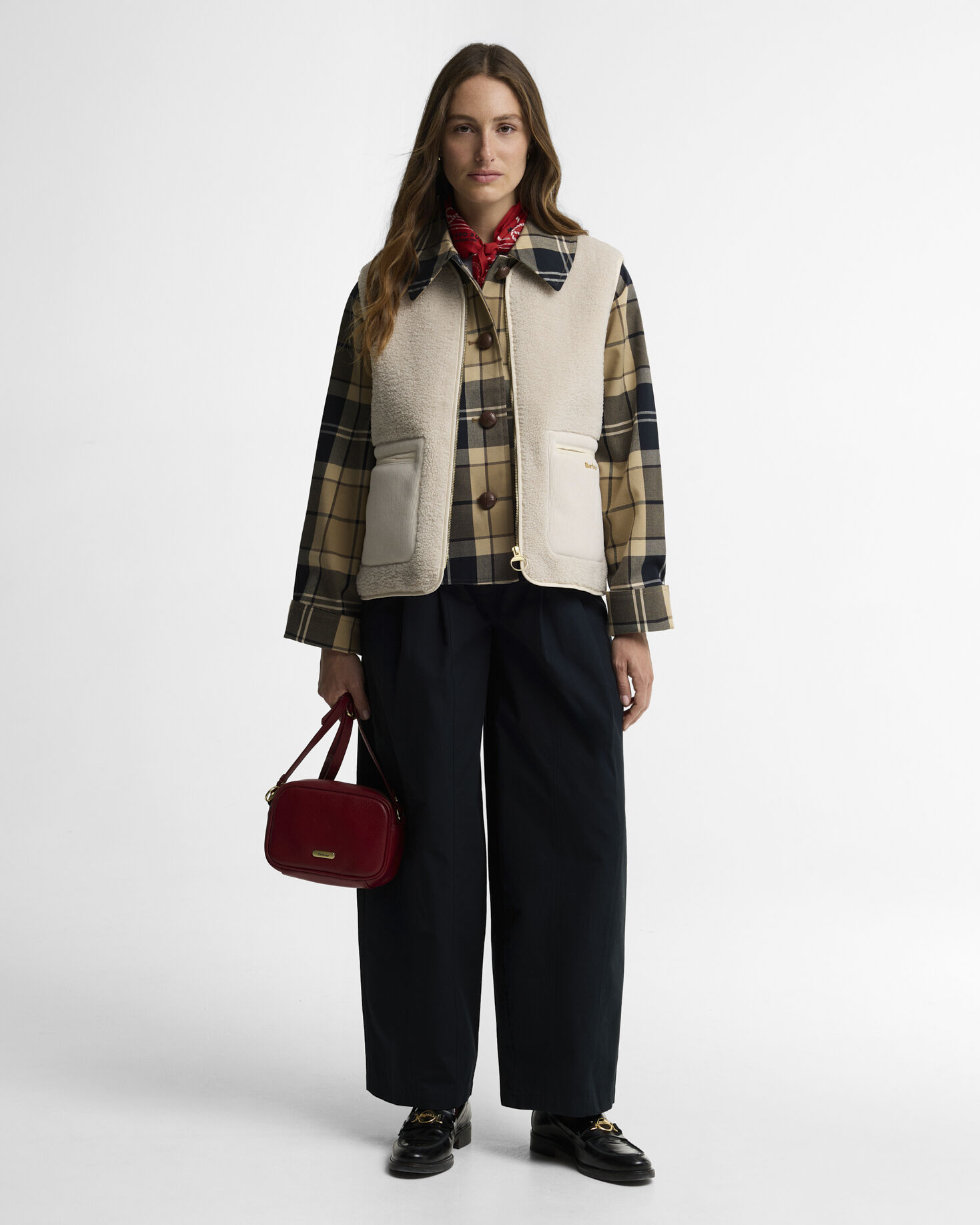 Barbour Teddy-Weste Bainford Ecru