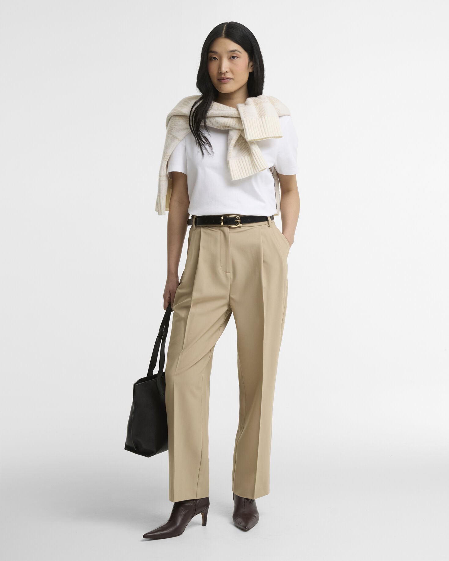 Barbour Hose Fawne Straight-Leg Warm Trench