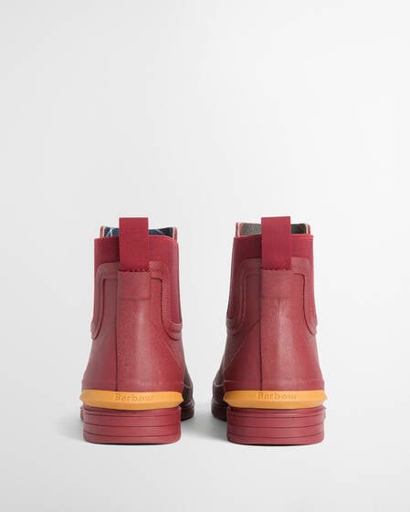 Abbeyfield Packable Ankle Wellingtons Red