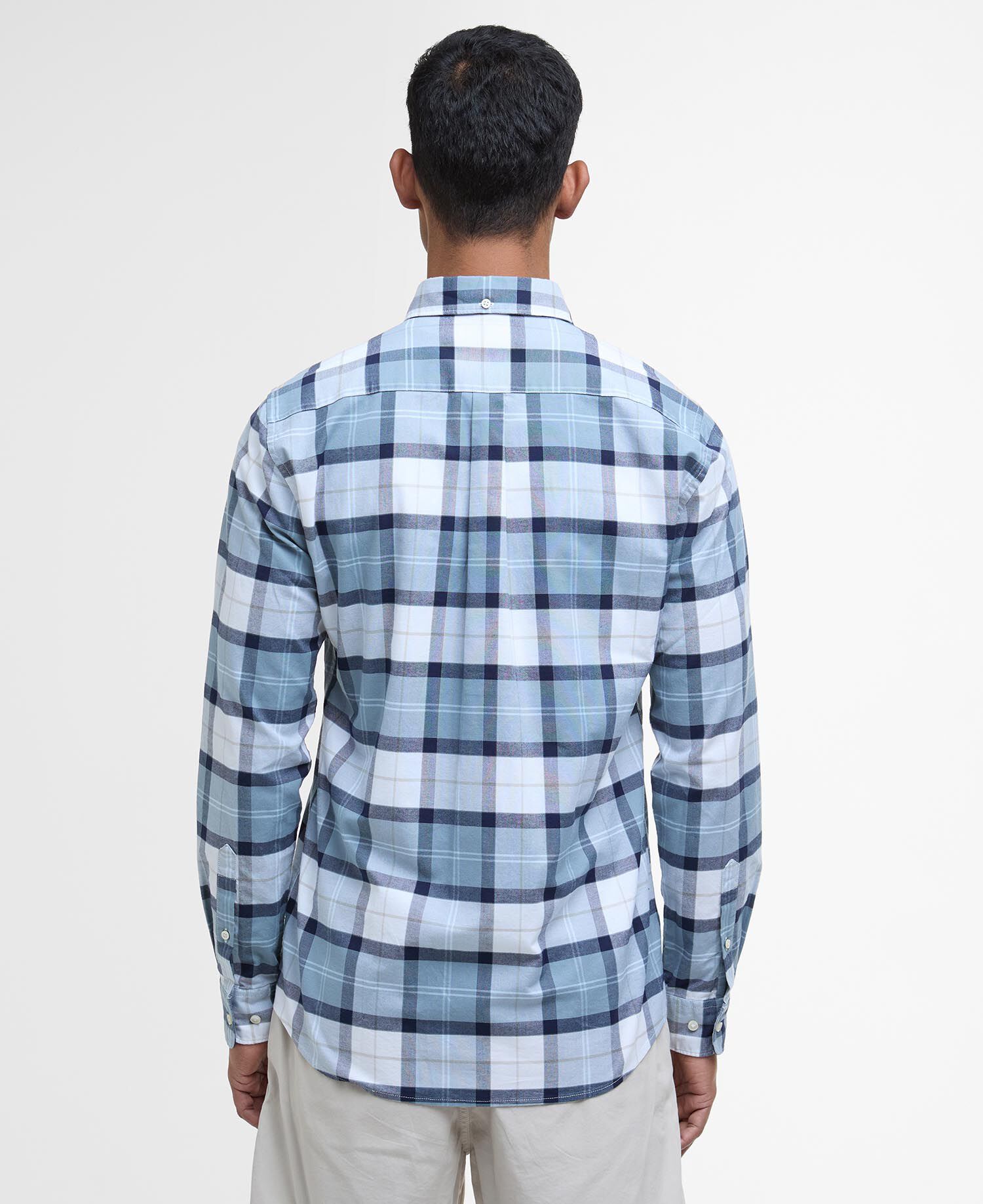 Lewis Tailored Long-Sleeved Shirt Northshore Tartan