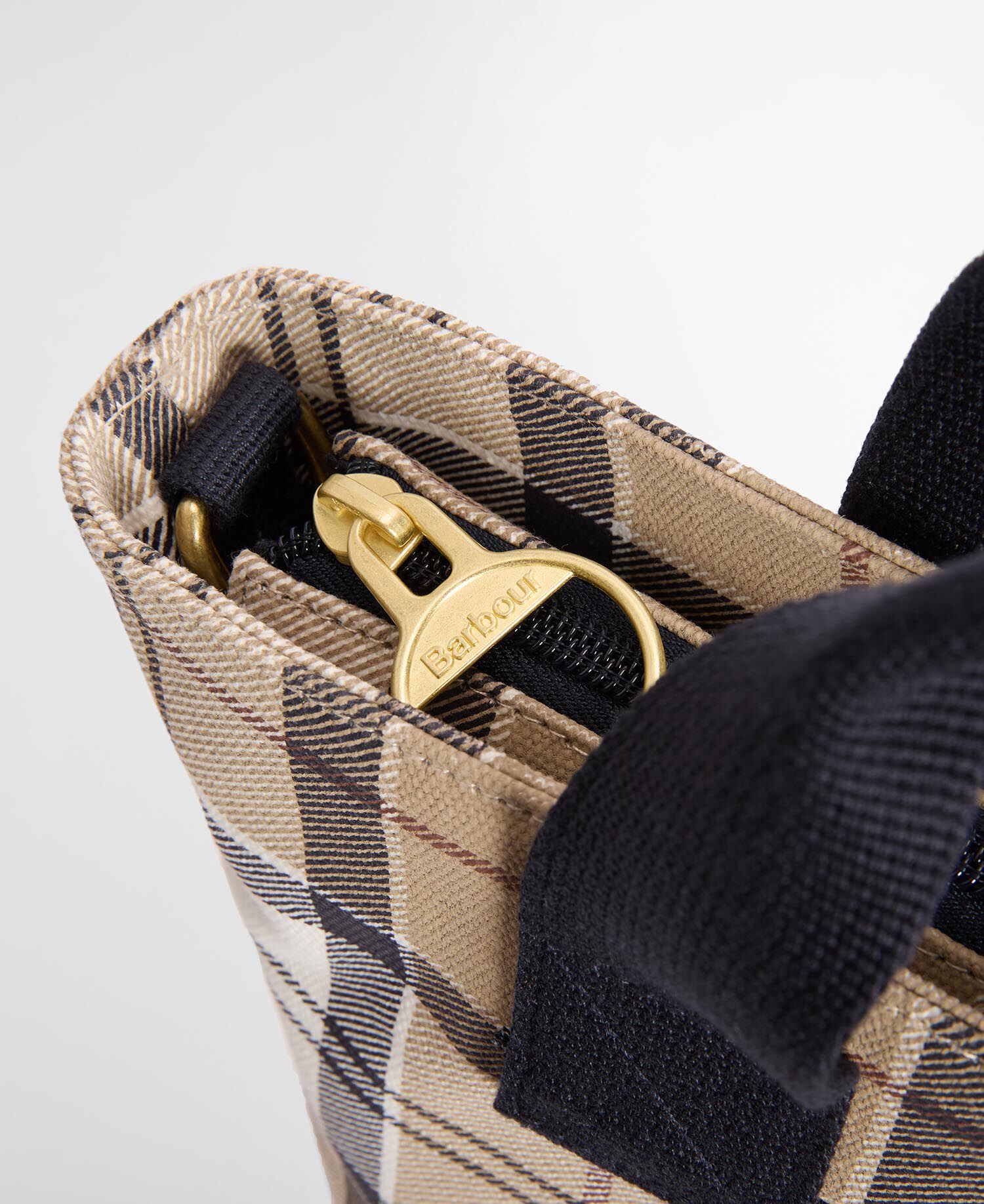 Borsa tote Maisy in tartan Rosewood Tartan