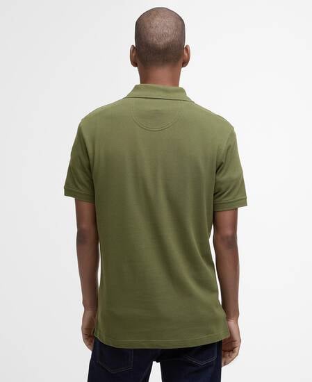 Poloshirt Tartan Pique Winter Moss