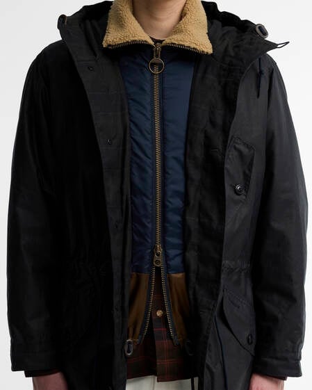 Ursula Waxed Parka Navy