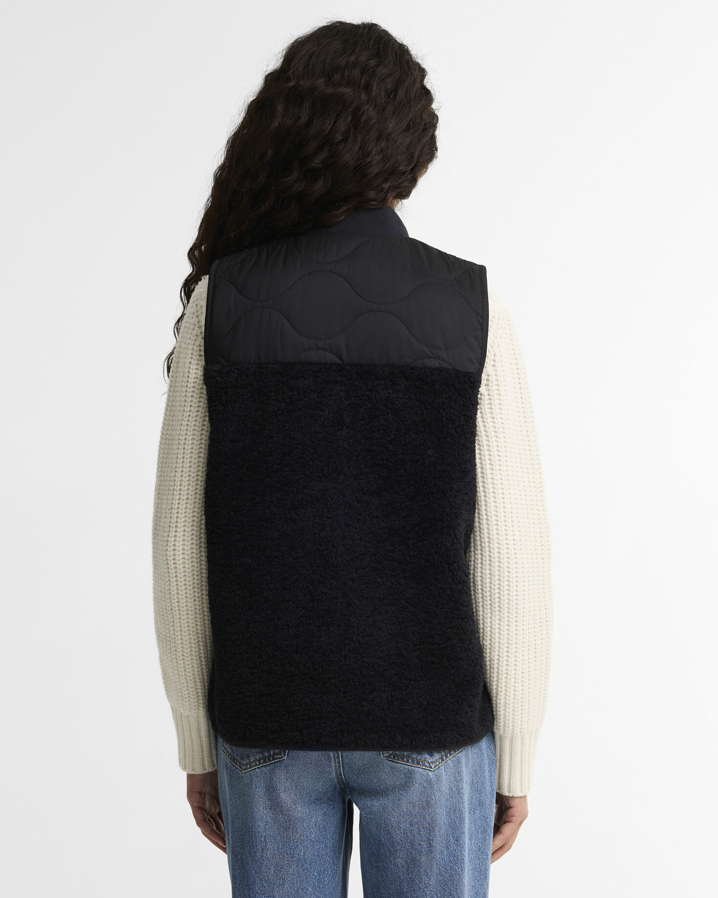 Ampleforth Fleeced Gilet Black