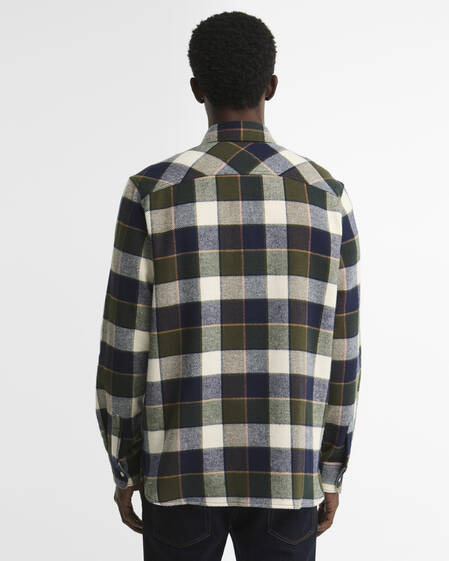Camicia a maniche lunghe Bannock con taglio classico Olive