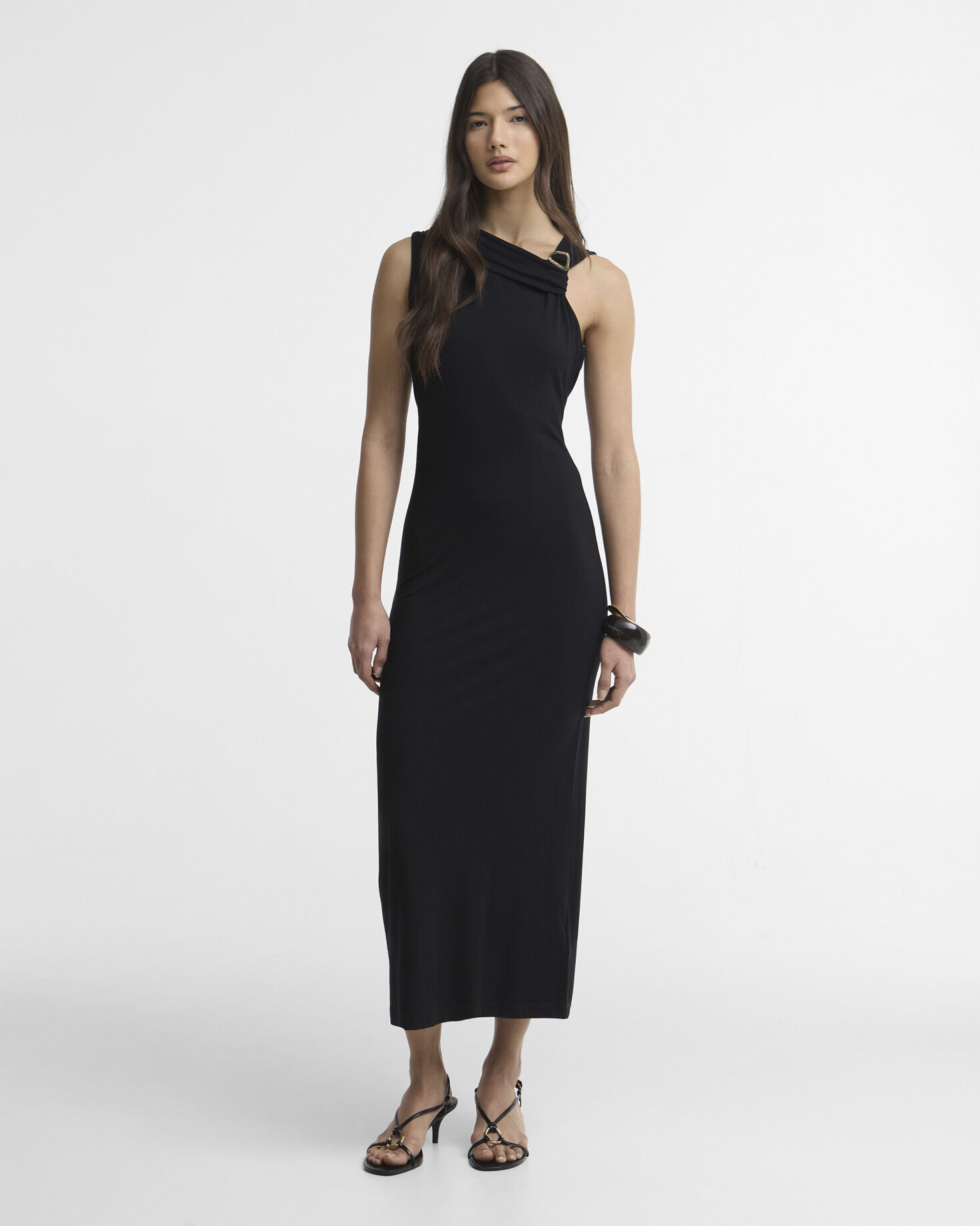 Cinzia Midi Dress Black