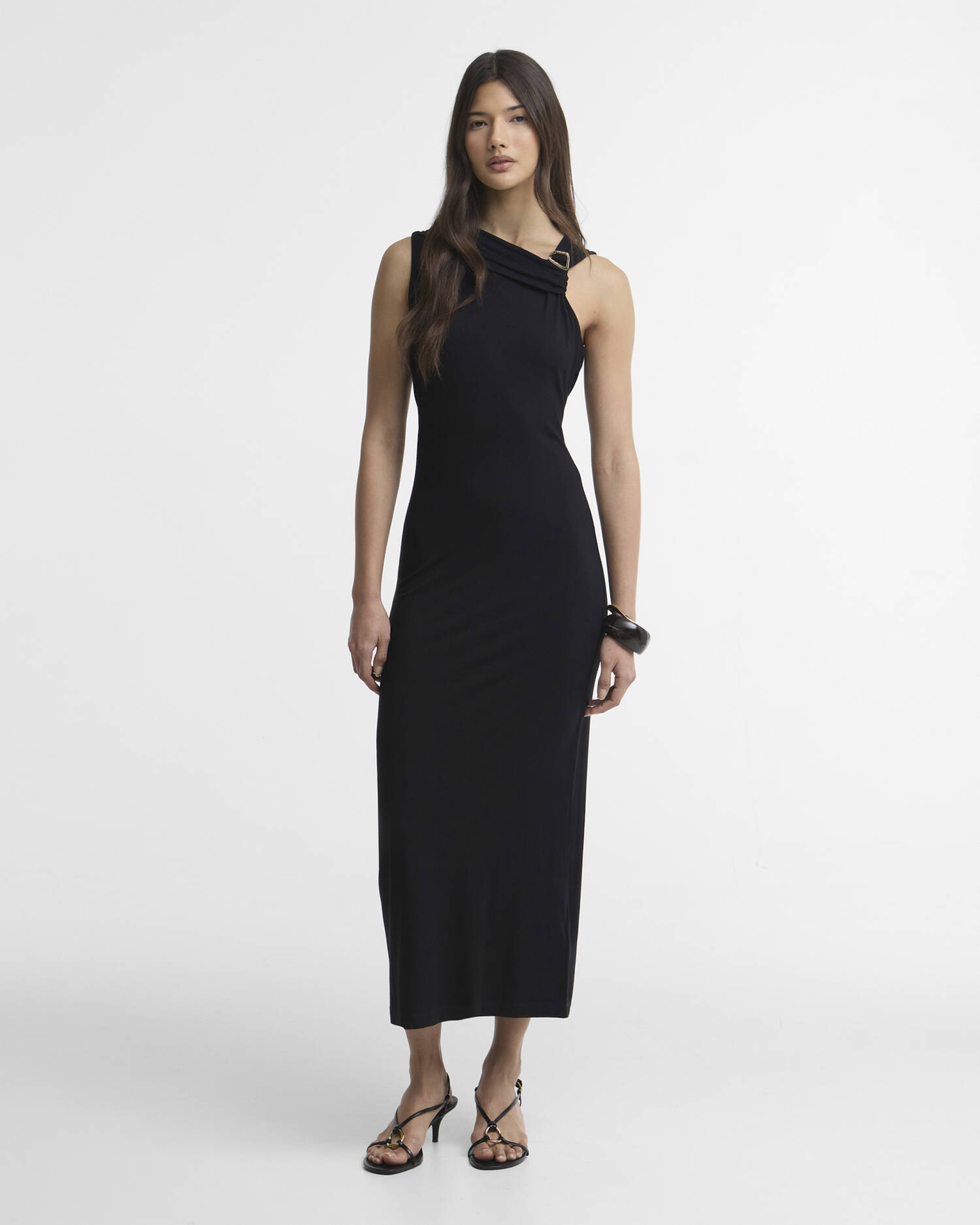 Cinzia Midi Dress Black image number 0