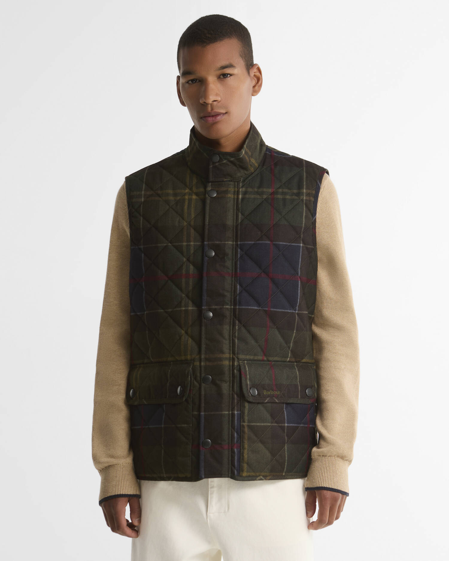 Icons Tartan Lowerdale Quilted Gilet Classic Tartan image number 0