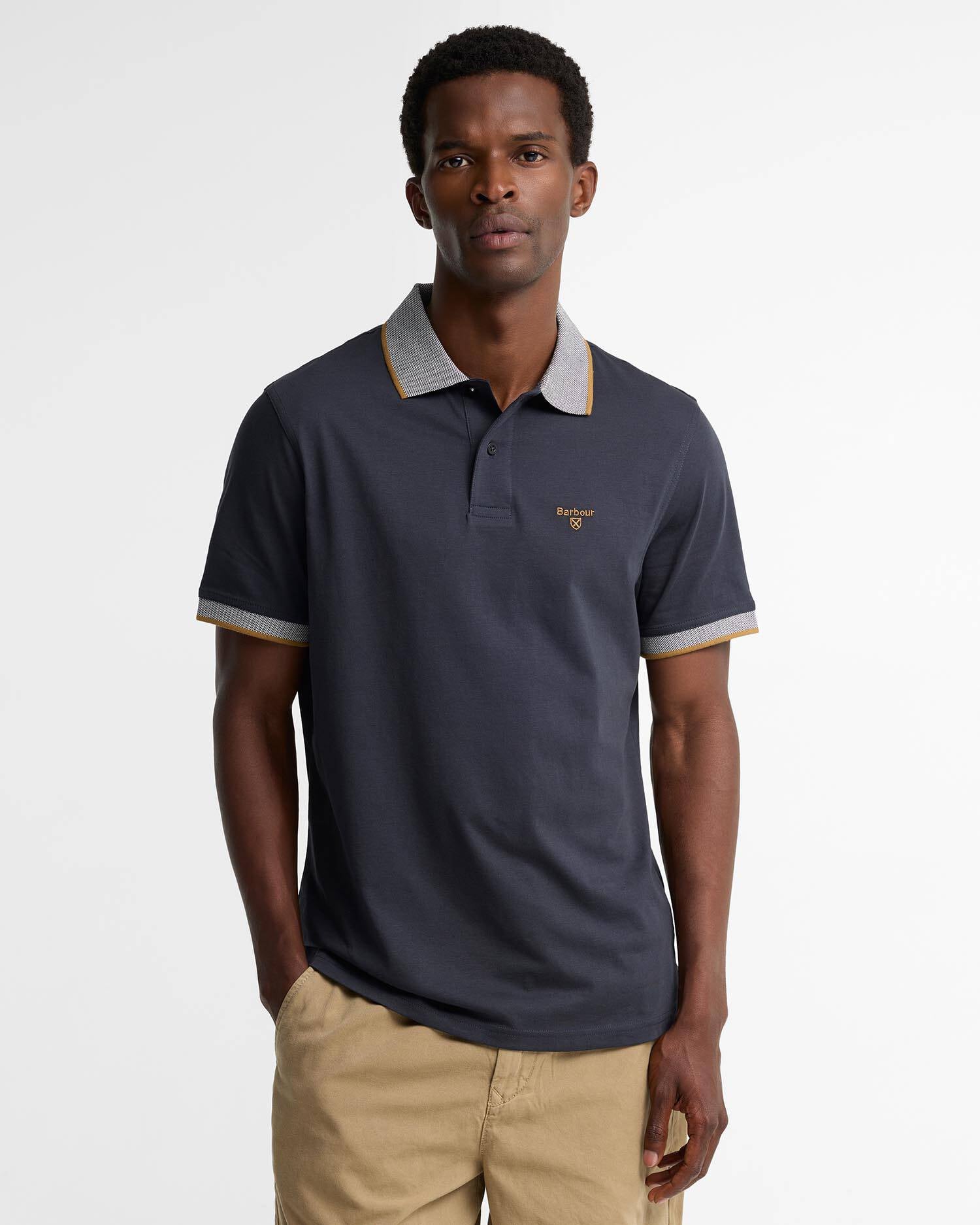 Cornsay Short-Sleeved Polo Shirt Navy image number 0