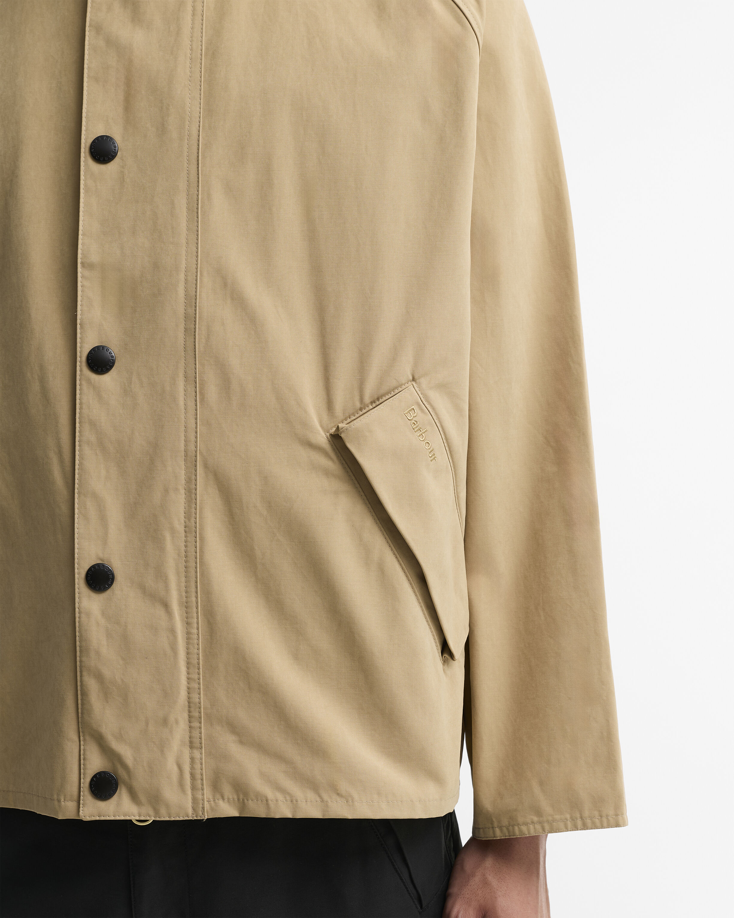 Transporter Oversized Casual Jacket Stone