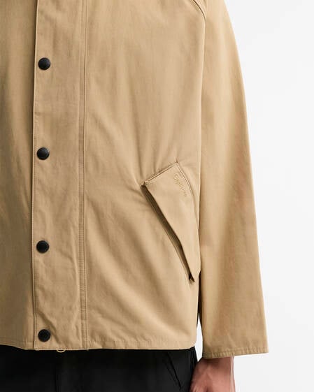 Transporter Oversized Casual Jacket Stone