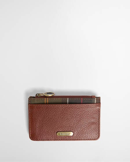 Alder Leather Gift Set Brown/Classic Tartan