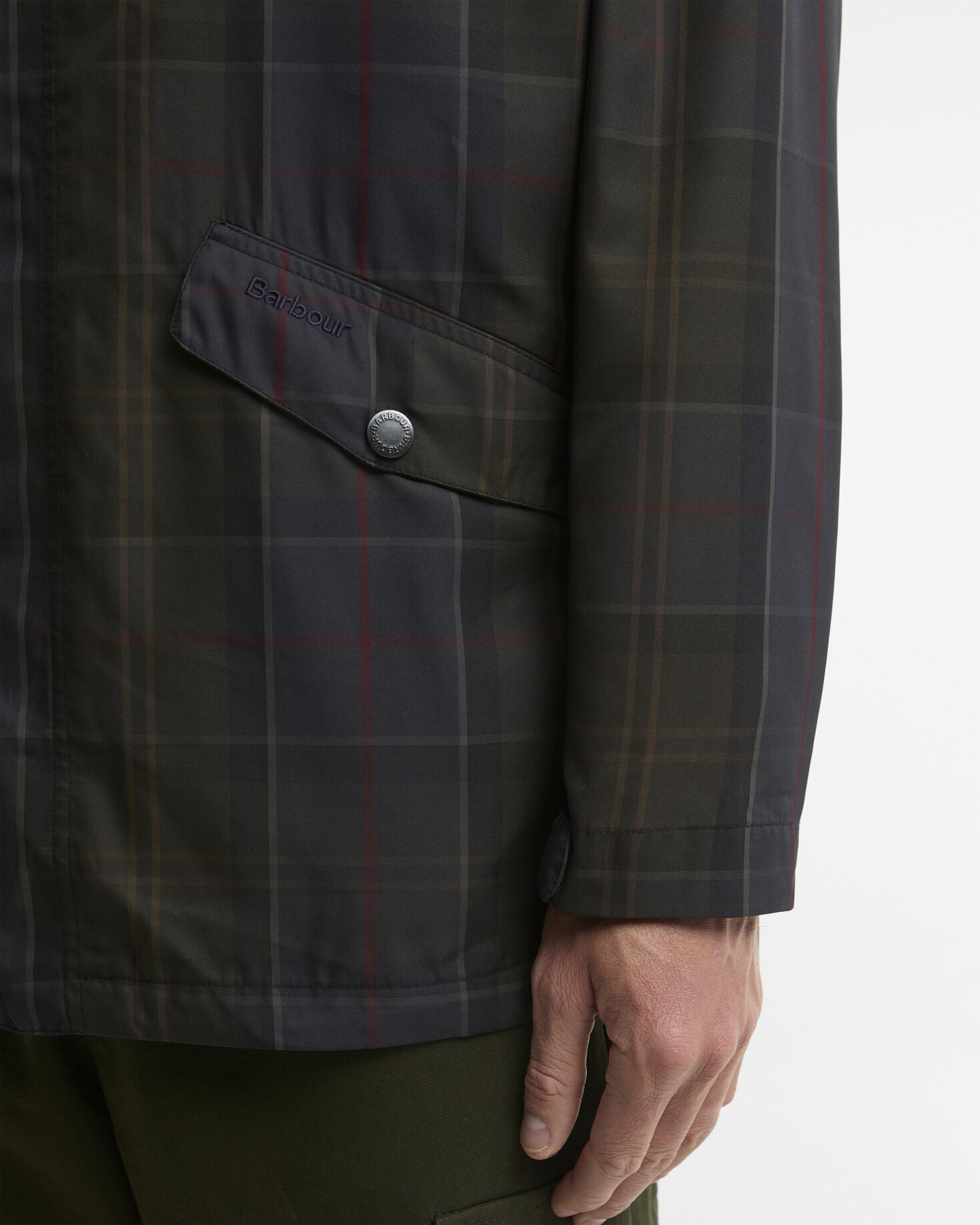 Giacca antipioggia in tartan Shadow Classic Tartan