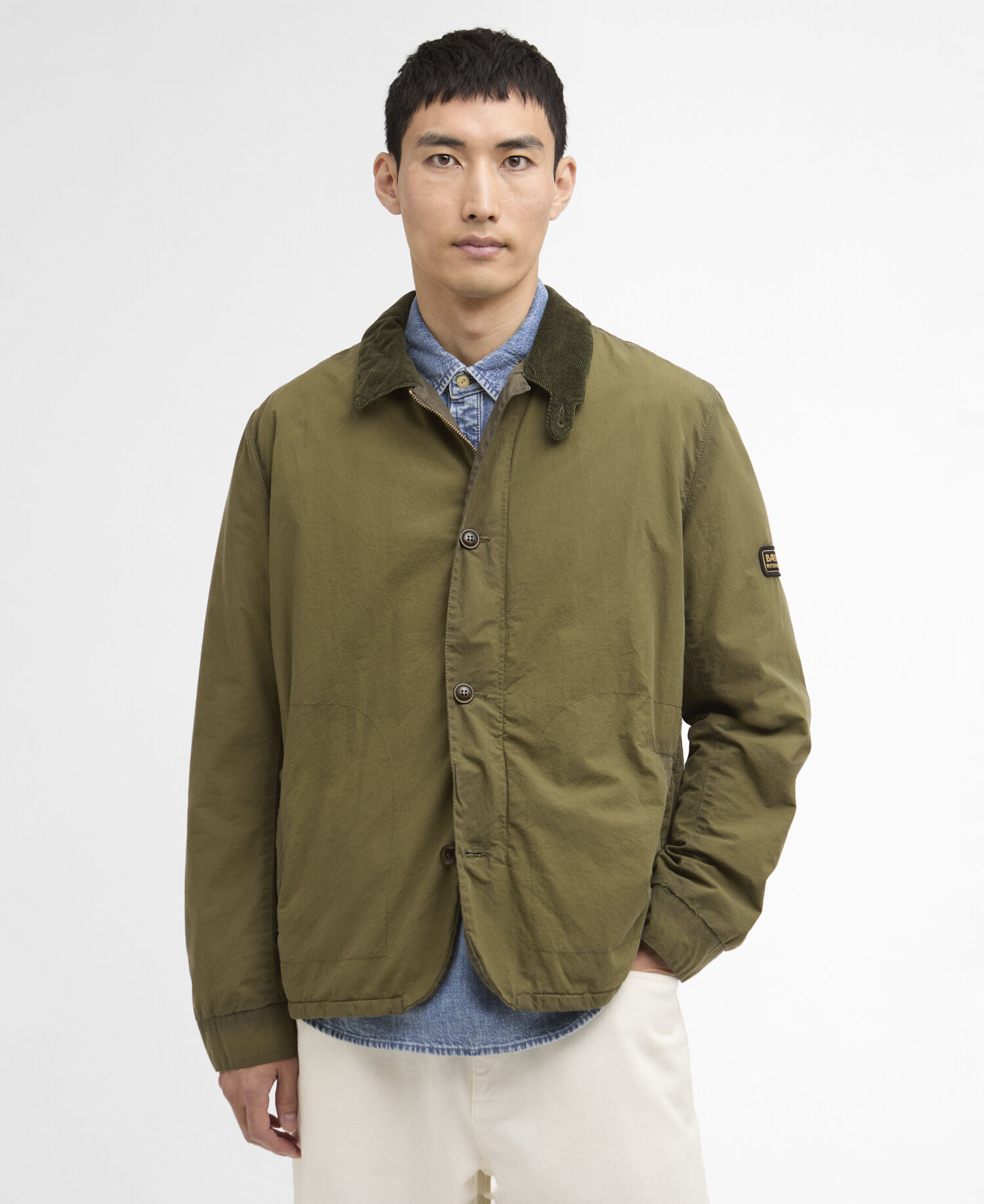 Troon Washed Waxed Jacket Archive Olive