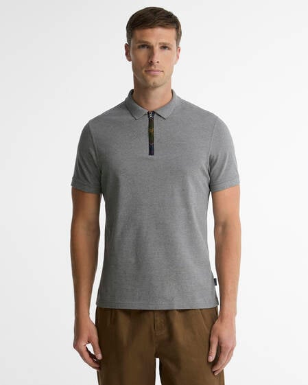 Stately Polo Shirt Pewter