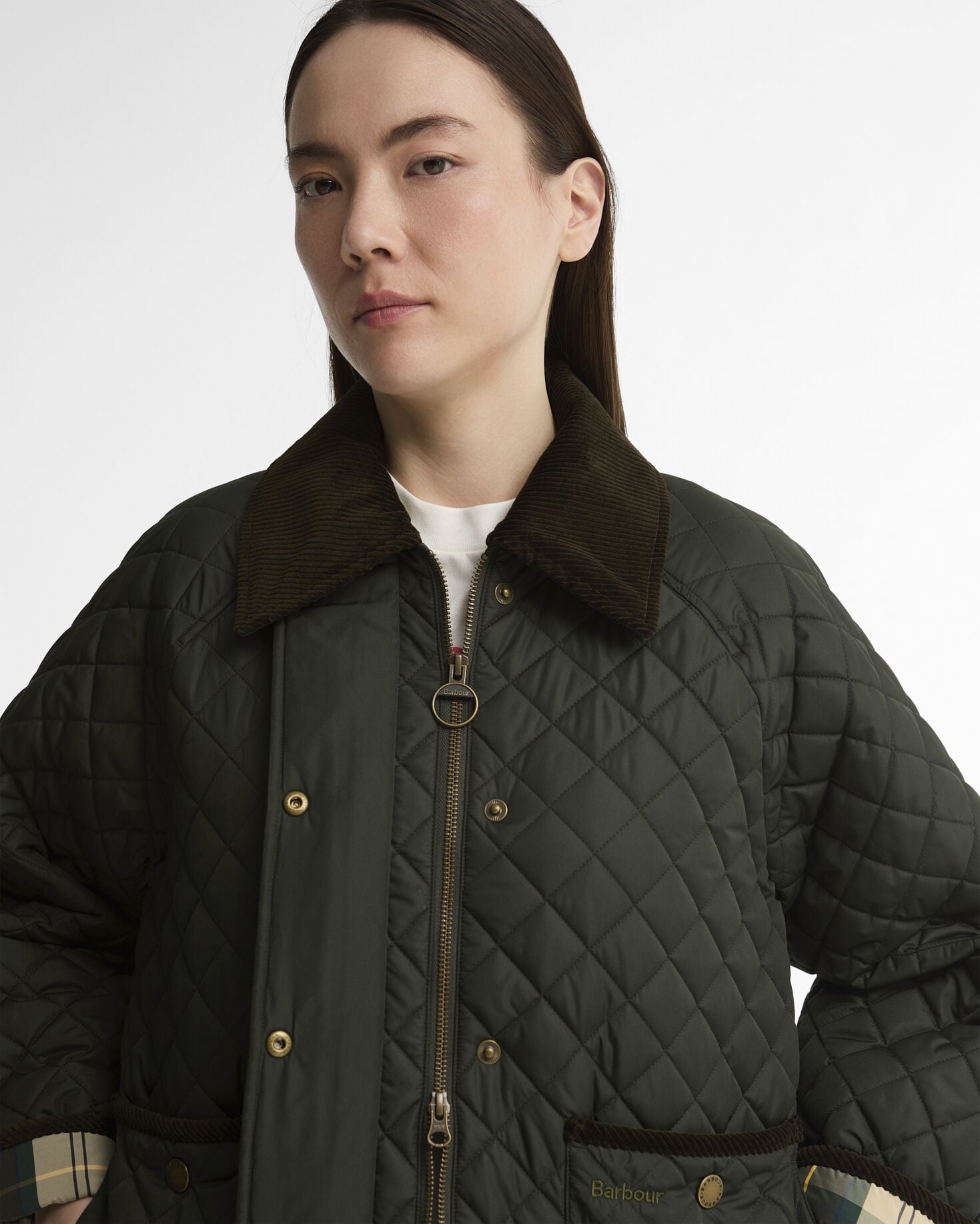 Ava Quilted Jacket Sage/Ancient