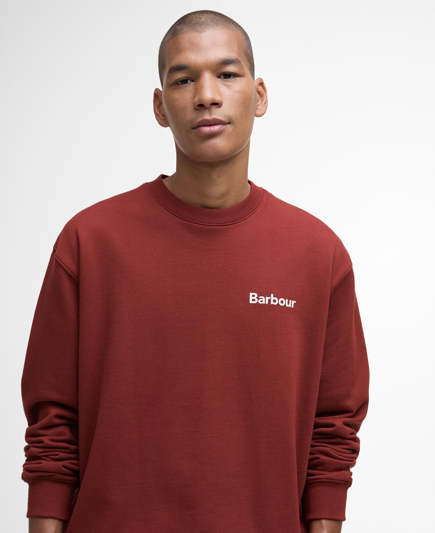 Pullover Firbank Relaxed Rundhalsausschnitt Fired Brick