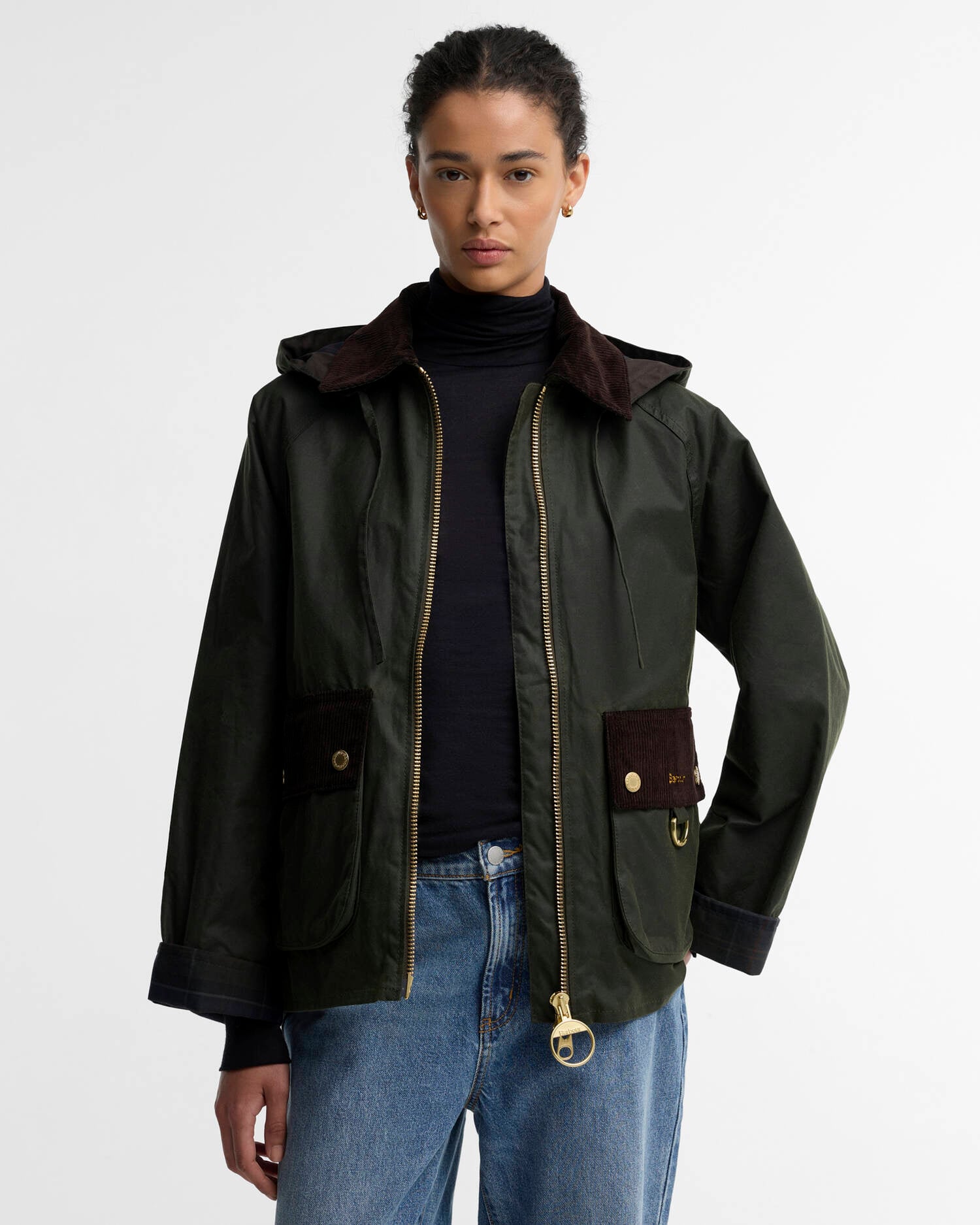 Carville Waxed Jacket Fern/Shadow Classic image number 0