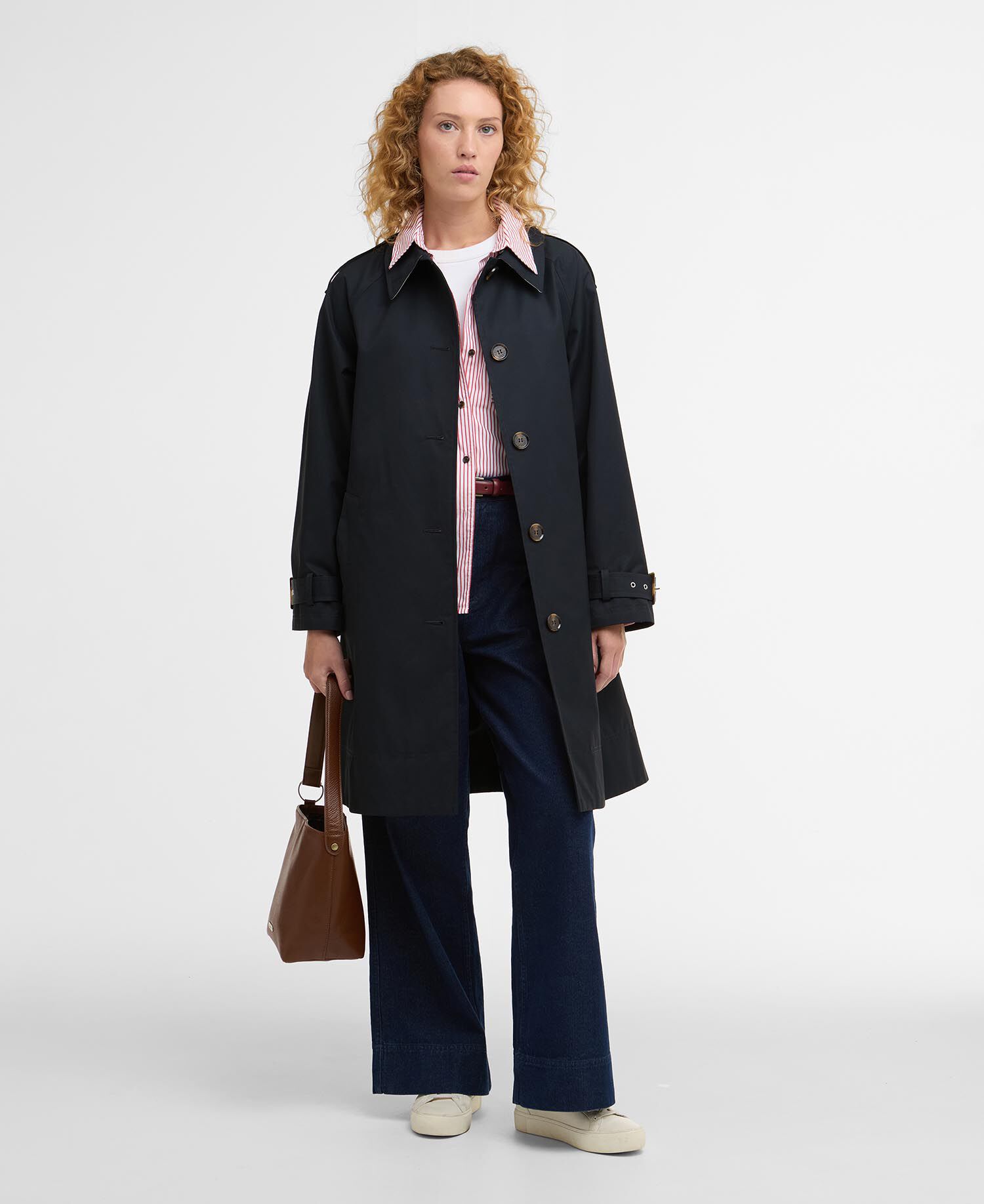 Trenchcoat Maia Showerproof Dark Navy / Dress Navy Tartan
