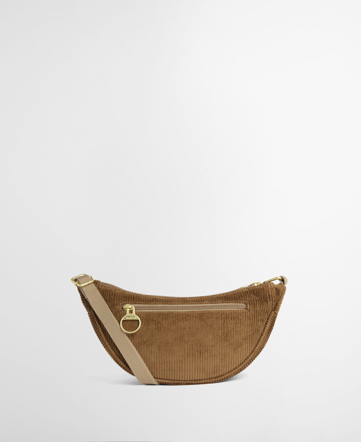 Mini borsa a tracolla con coste sottili Mia Brown