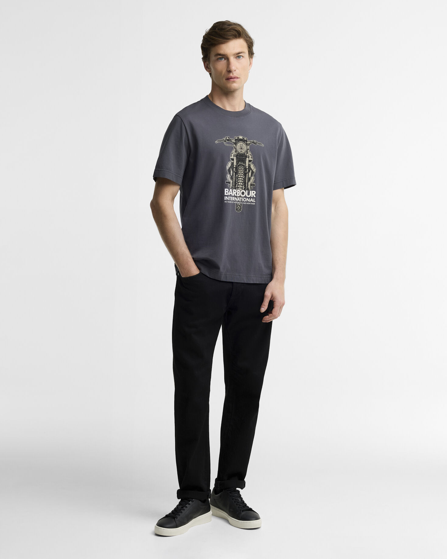 Causey Graphic T-Shirt Asphalt