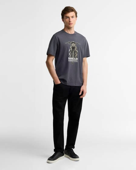 Causey Graphic T-Shirt Asphalt