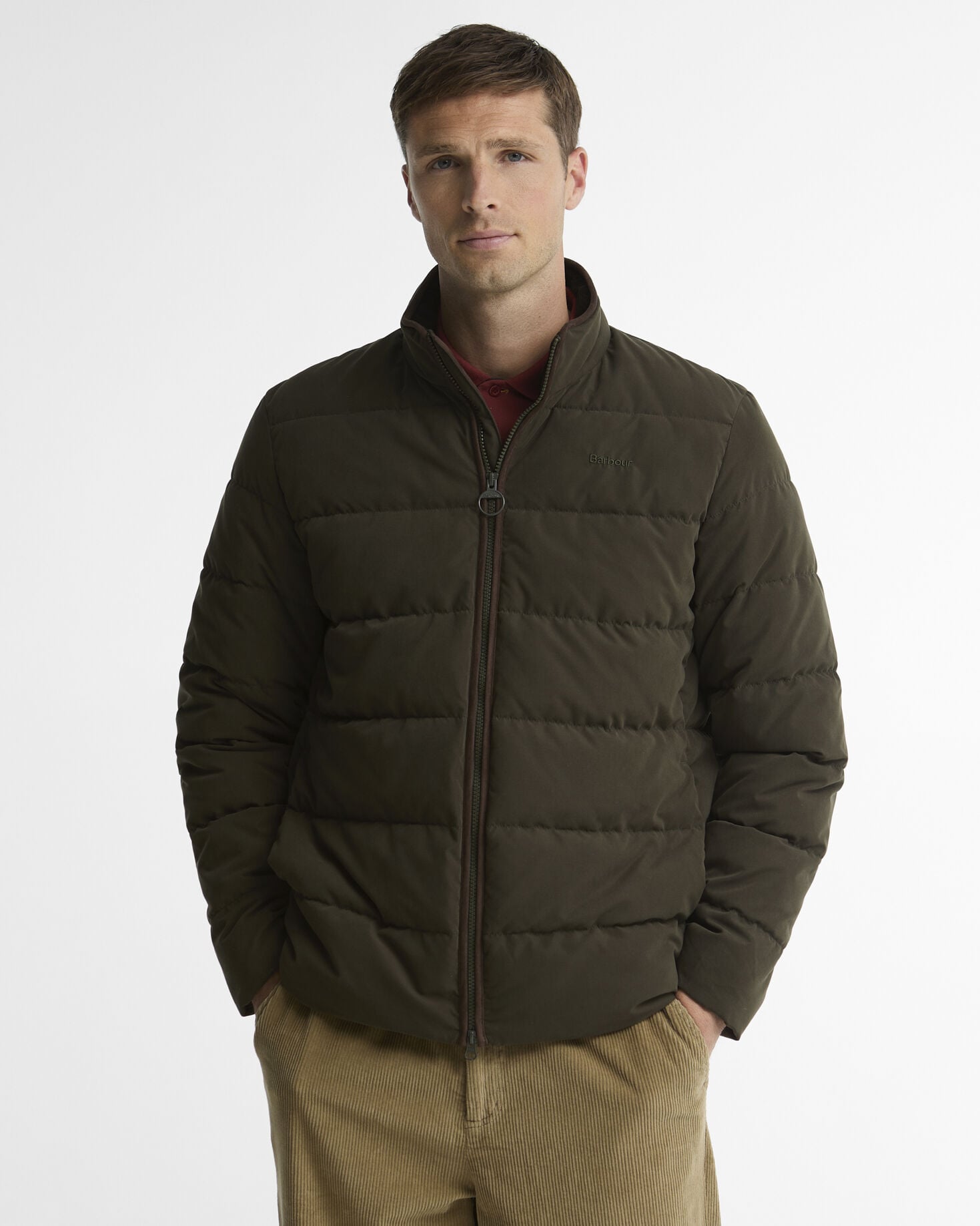 Noree Quilted Jacket Dark Sage