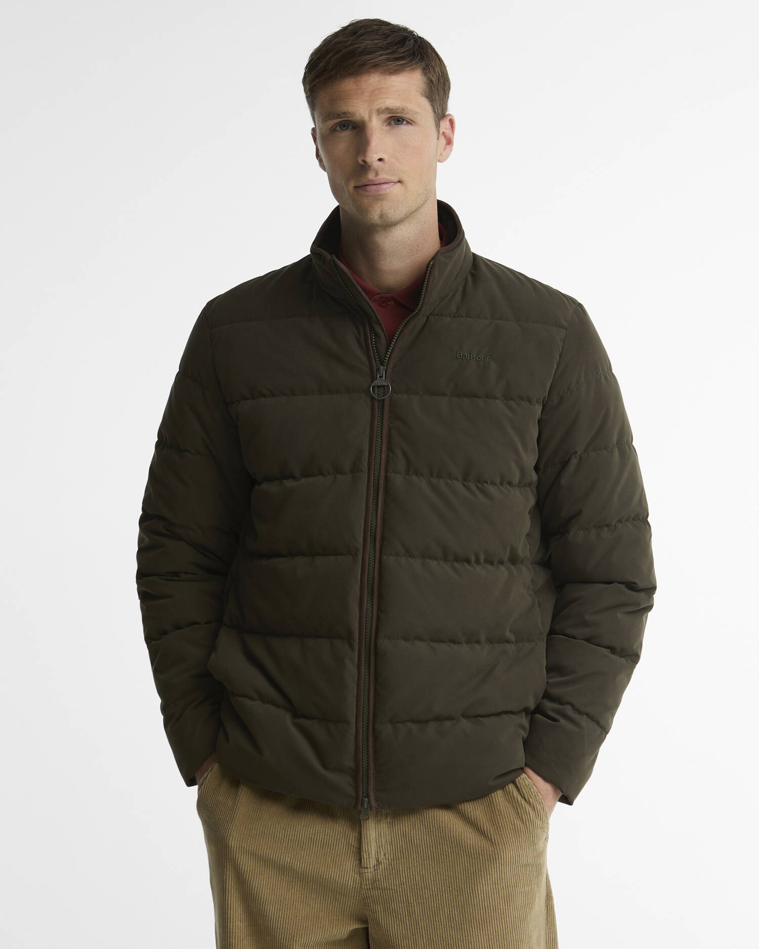 Noree Quilted Jacket Dark Sage image number 0