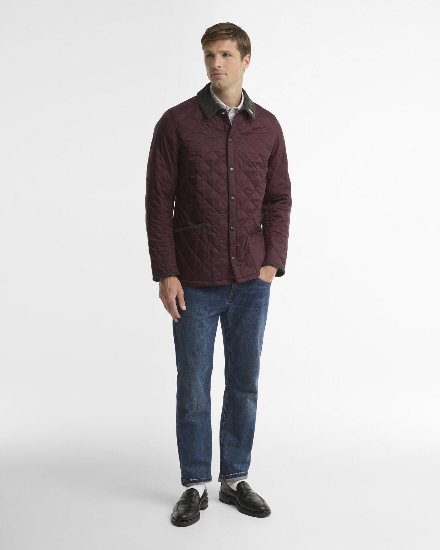 Icons Heritage Liddesdale Quilted Jacket Bordeaux