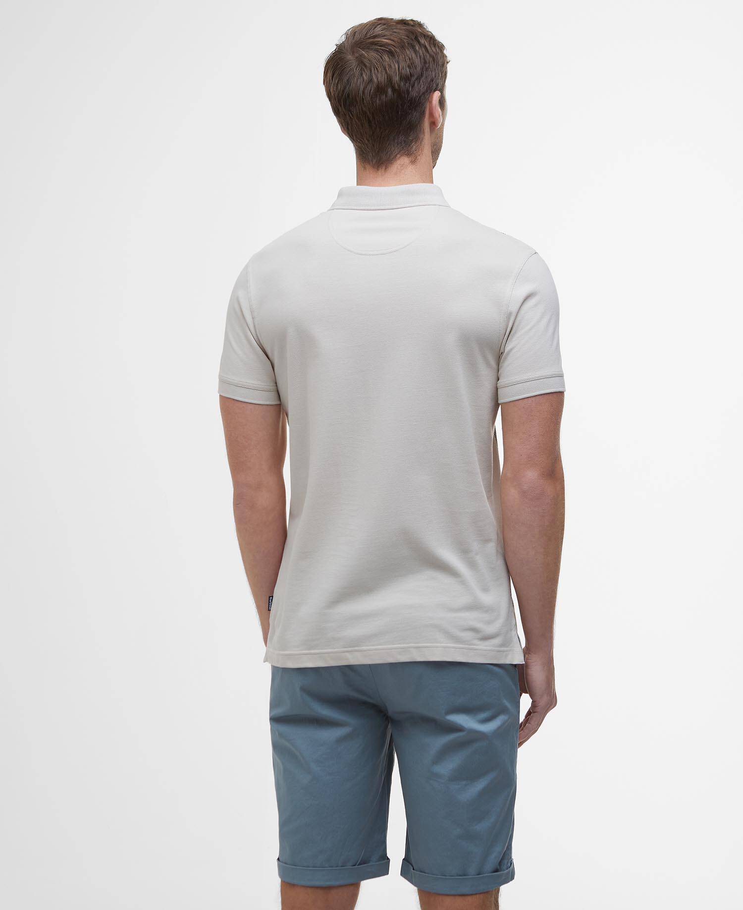 Blaine Tartan Short-Sleeved Polo Shirt Mist image number 2