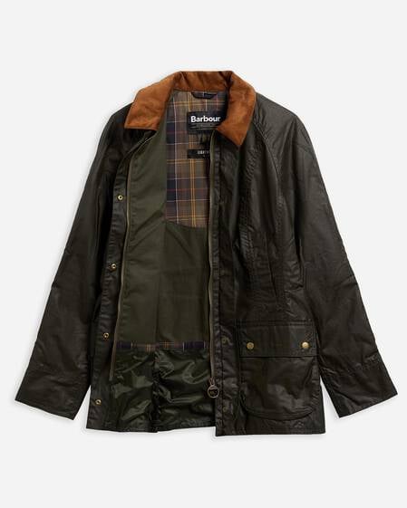 Lightweight Beadnell Waxed Jacket Archive Olive