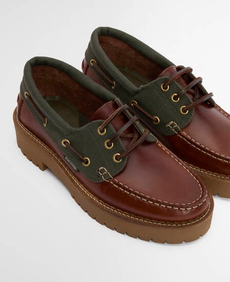 Darras Boat Shoes Mahogony