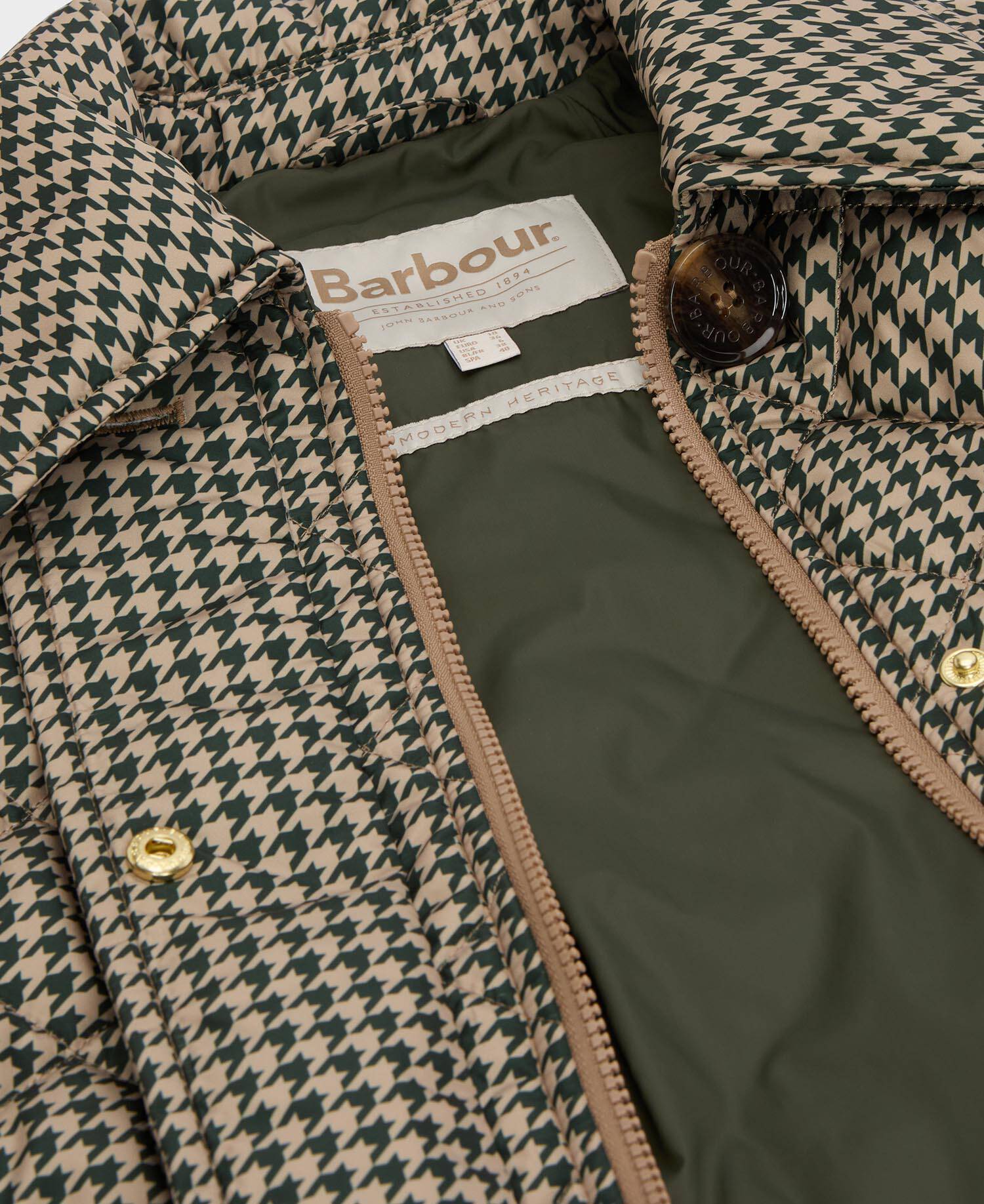 Steppjacke Laoise Check Sage Houndstooth/Sand Dune image number 5