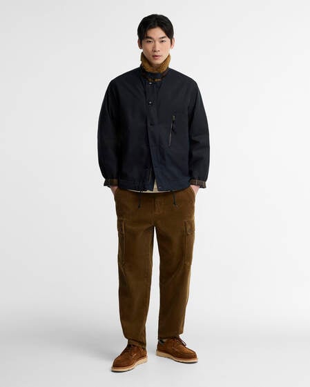 Barbour Wachsjacke Macklow Navy