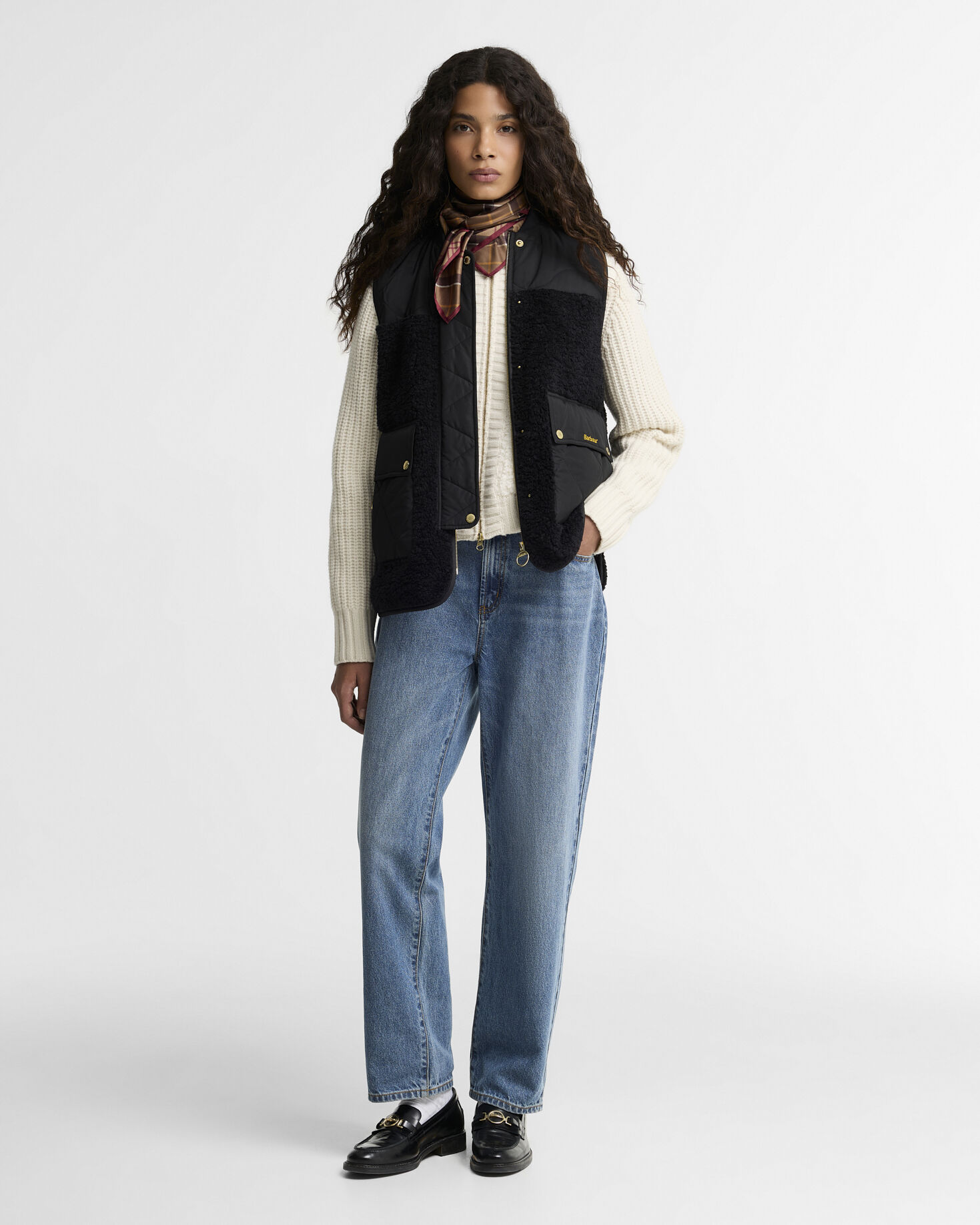 Ampleforth Fleeced Gilet Black
