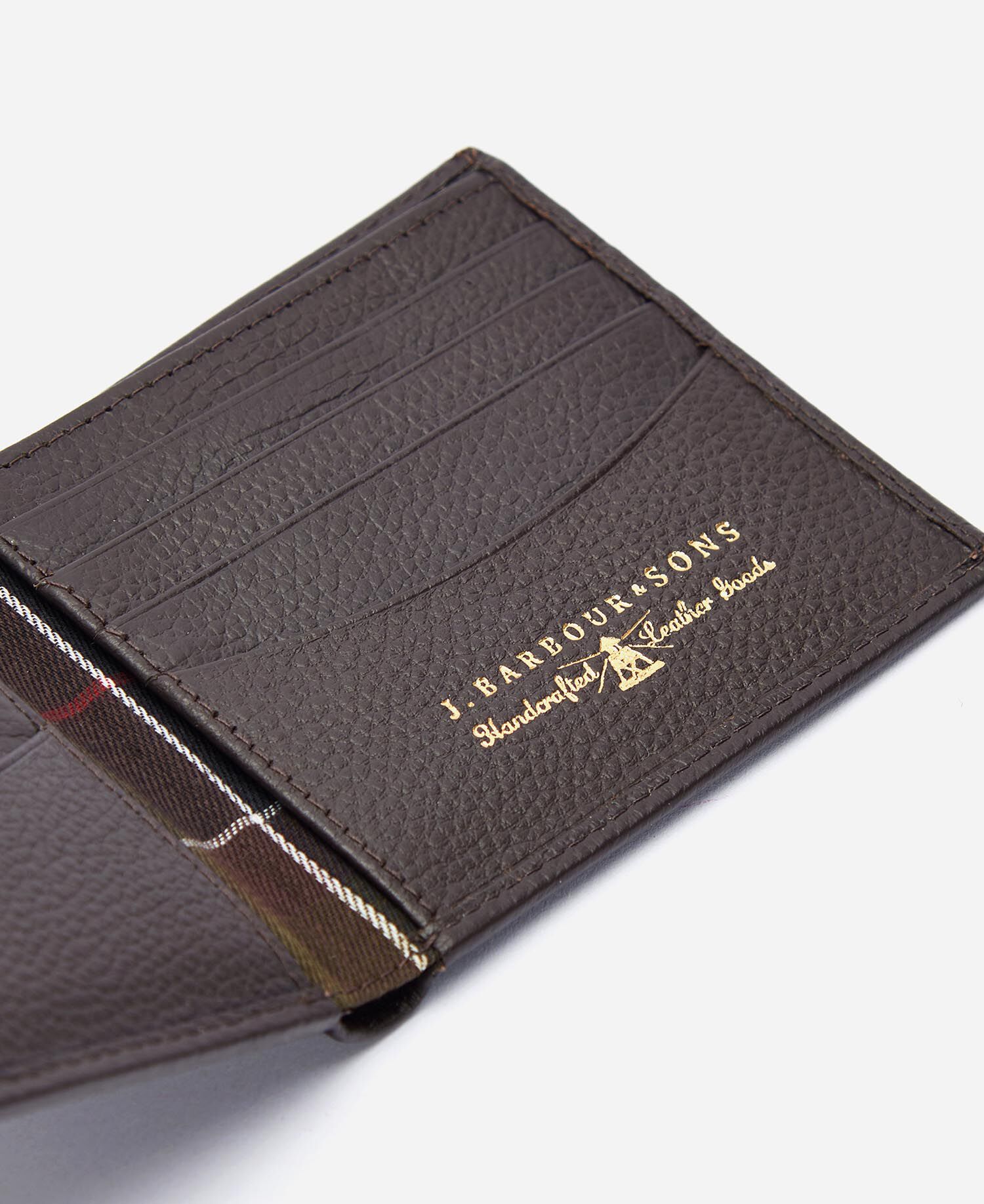 Amble Leather Billfold Wallet Dark Brown