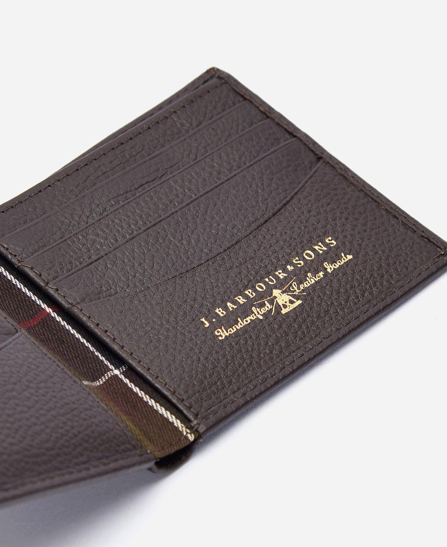 Amble Leather Billfold Wallet Dark Brown image number 4